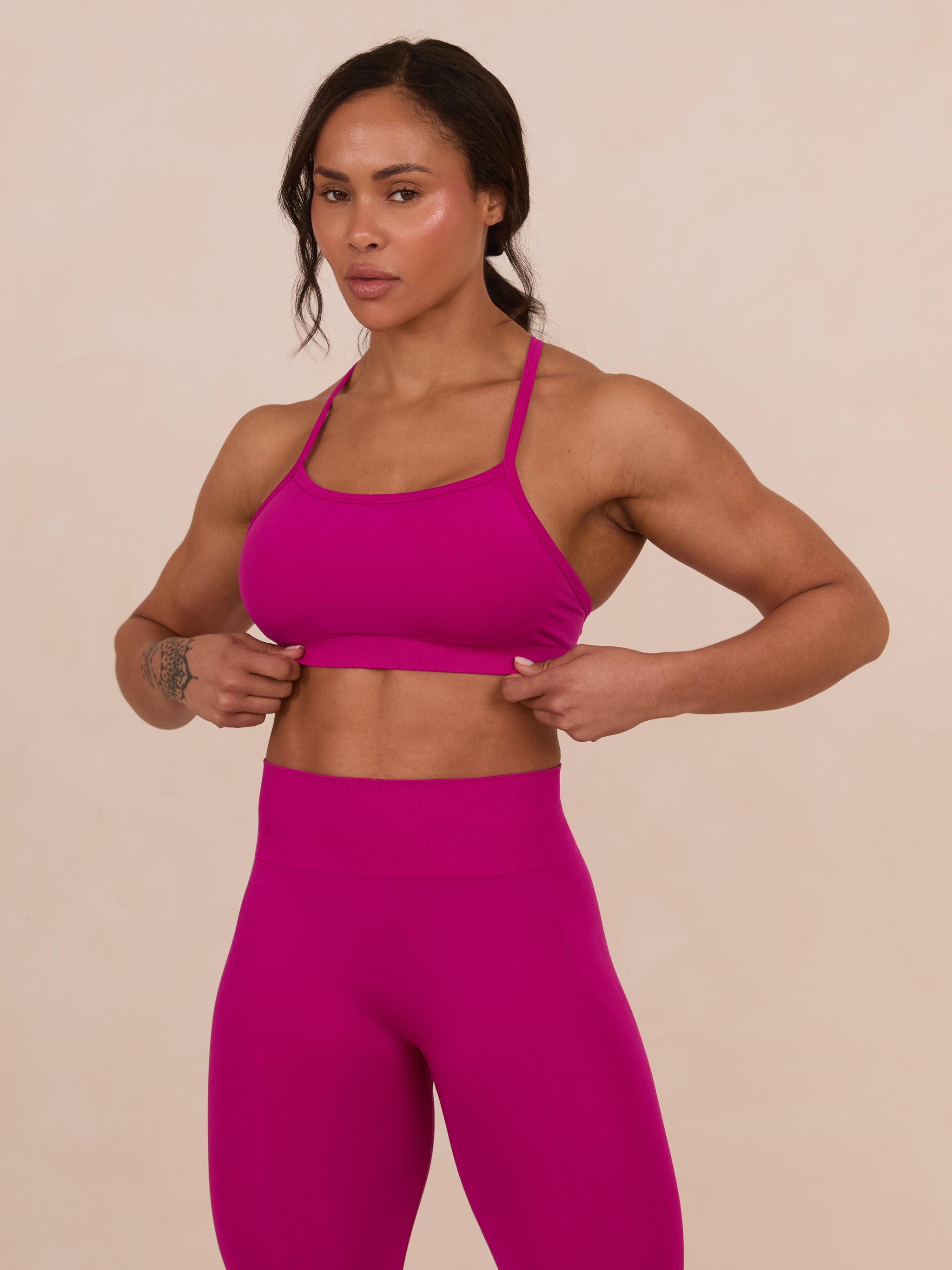 ELEVATE SEAMLESS OPEN BACK BRA